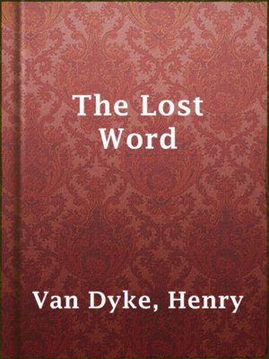 cover image of The Lost Word